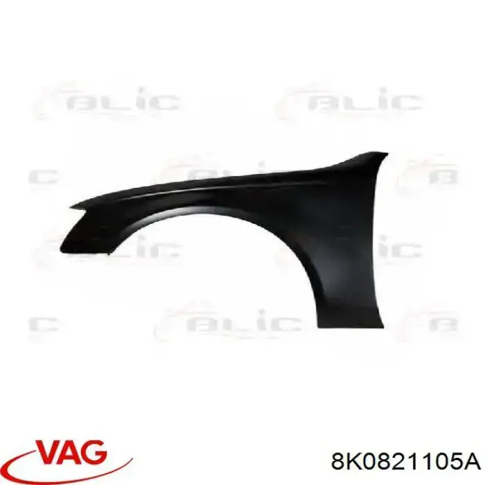 Compre 8K0821105A VAG Pára-lama dianteiro esquerdo