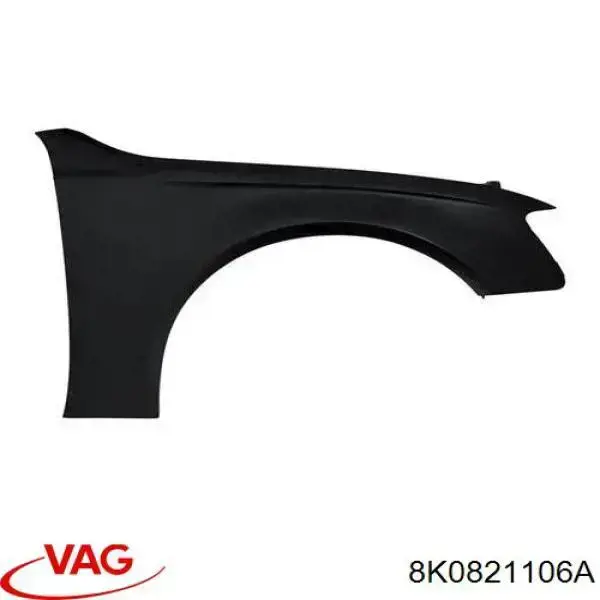 Pára-lama dianteiro direito VAG 8K0821106A preço, a partir de 78,48 USD