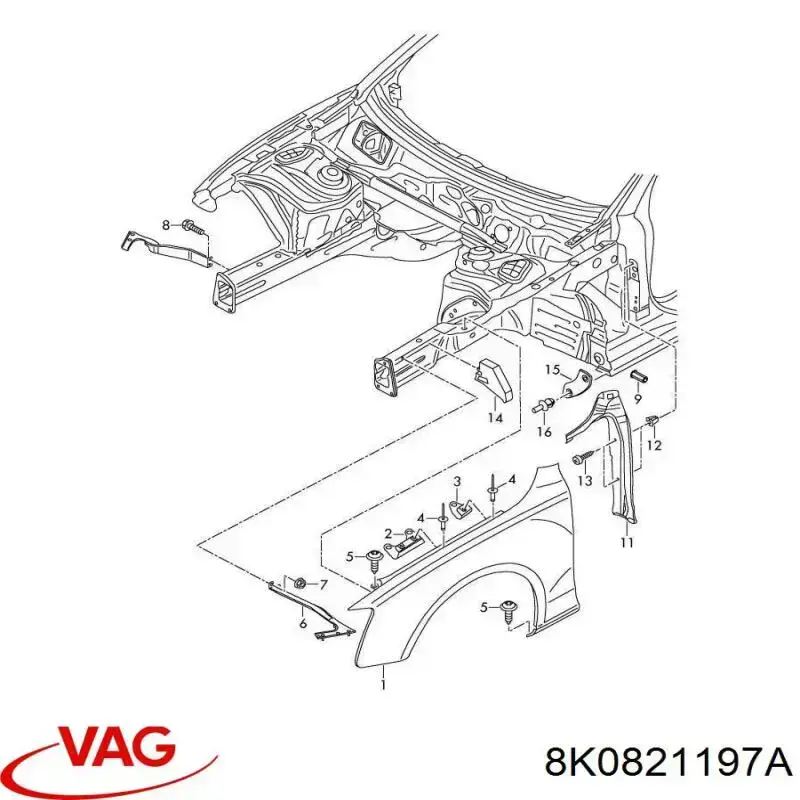  VAG 8K0821197A preço, a partir de 21,02 USD