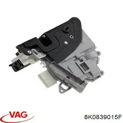 8K0839015F VAG Fecho da porta traseira esquerda