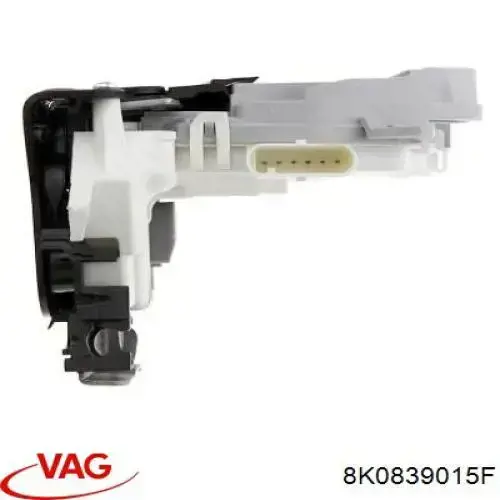 Fecho da porta traseira esquerda VAG 8K0839015F preço, a partir de 54,36 USD