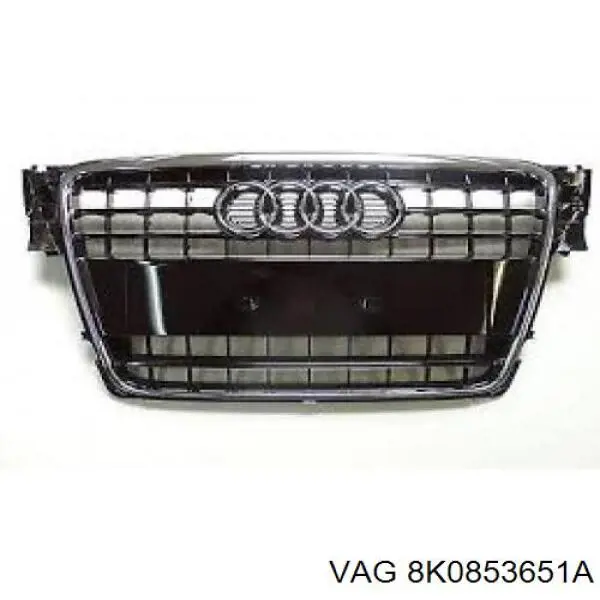 Grelha do radiador VAG 8K0853651AS66 preço, a partir de 67,30 USD