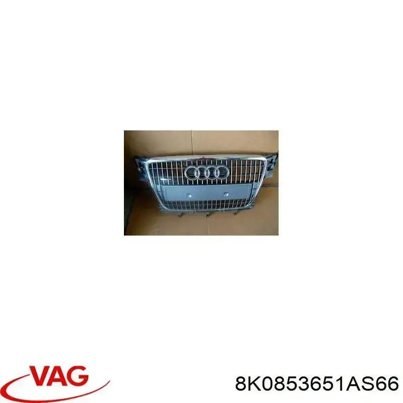 8K0853651AS66 VAG Grelha do radiador