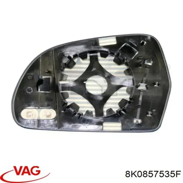 Elemento espelhado do espelho de retrovisão esquerdo VAG 8K0857535F preço, a partir de 39,24 USD