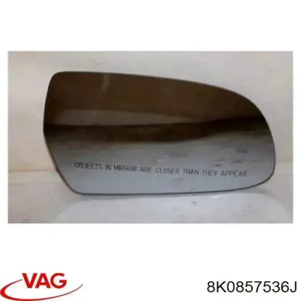Compre 8K0857536J VAG Elemento espelhado do espelho de retrovisão direito