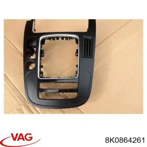 8K0864261 VAG Placa sobreposta decorativa de consola central