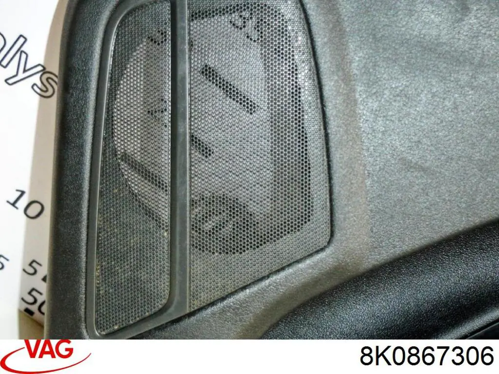 Revestimento (cobrimento) interno da porta traseira direita VAG 8K0867306 preço, a partir de 73,34 USD