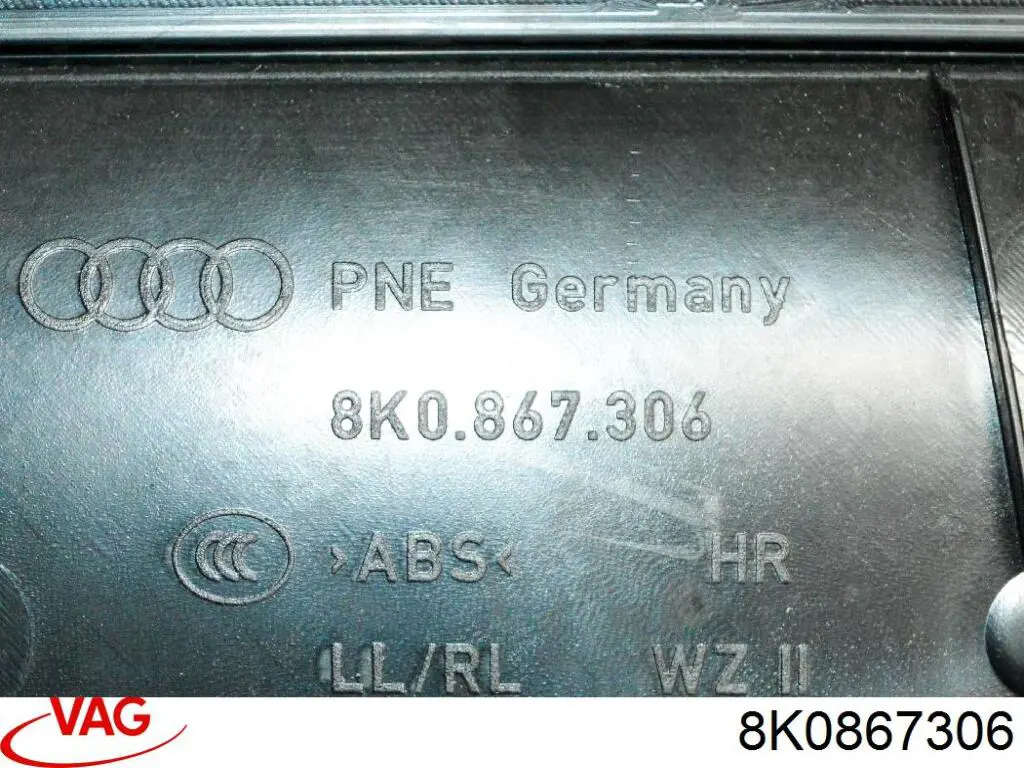 Revestimento (cobrimento) interno da porta traseira direita VAG 8K0867306 preço, a partir de 73,34 USD