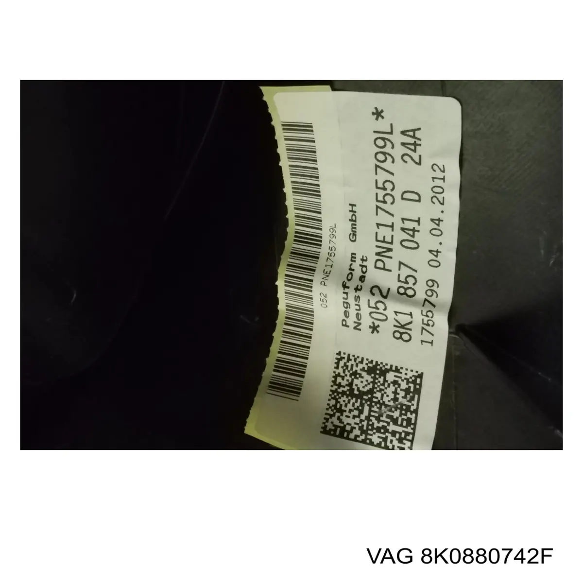 Cinto de segurança (AIRBAG) de estore lateral direito VAG 8K0880742F preço, a partir de 178,77 USD