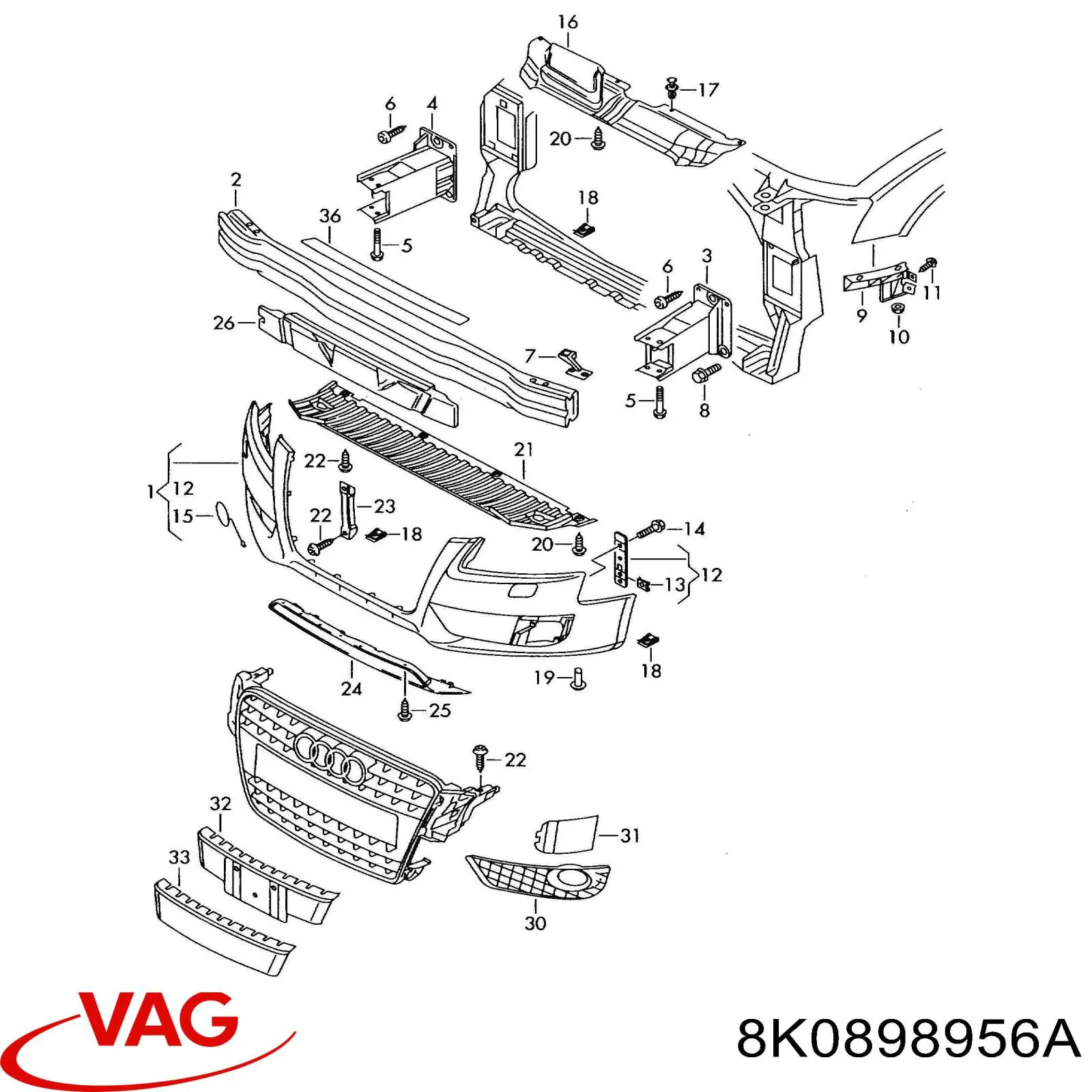 8K0898956A VAG 