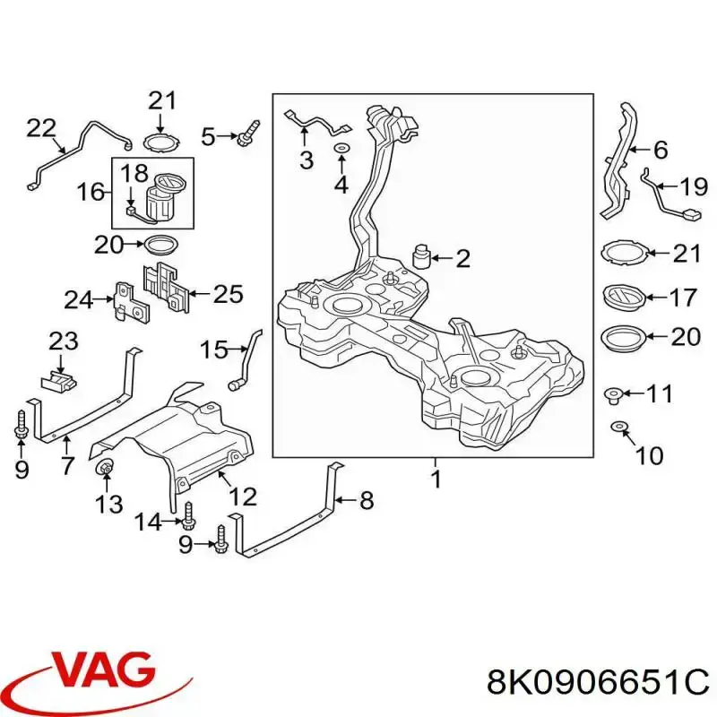  VAG 8K0906651C preço, a partir de 127,35 USD
