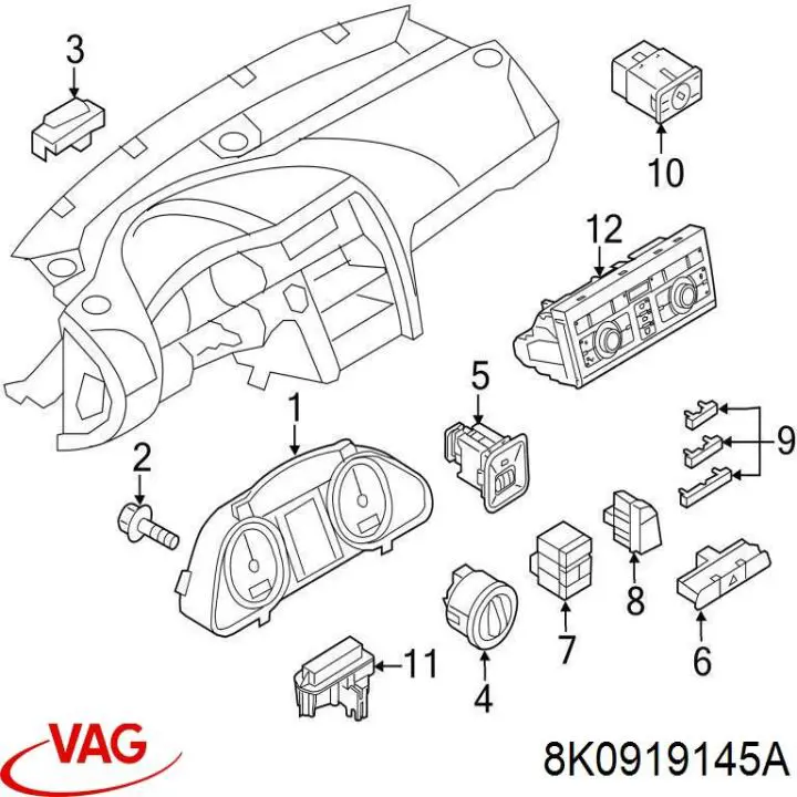 Compre 8K0919145A VAG 