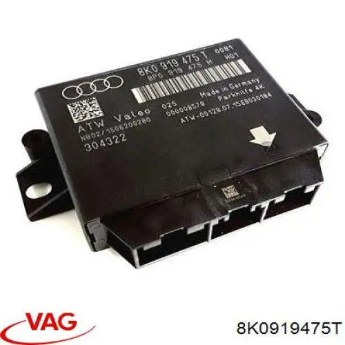 Módulo de direção (Centralina eletrônica) de sensor de estacionamento VAG 8K0919475T preço, a partir de 100,45 USD