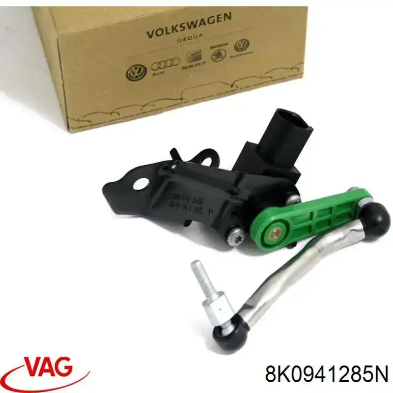 8K0941285N VAG Sensor dianteiro esquerdo do nível de posição de carroçaria