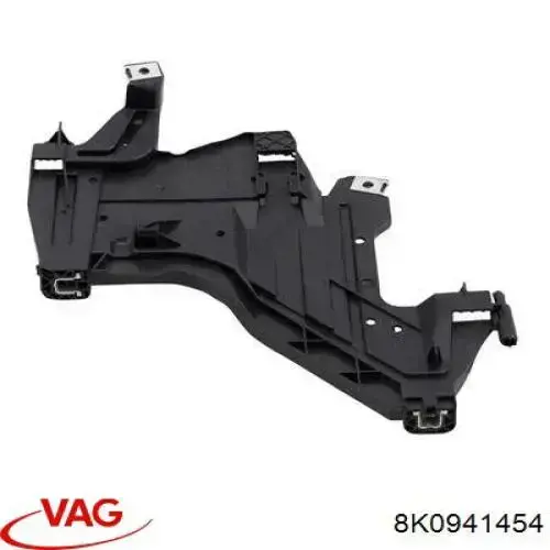 8K0941454 VAG Consola (adaptador) de fixação da luz dianteira direita