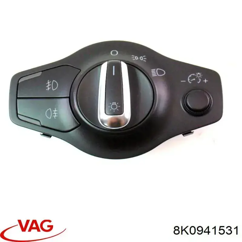 Comutador das luzes no "painel de instrumentos" 8K0941531 VAG