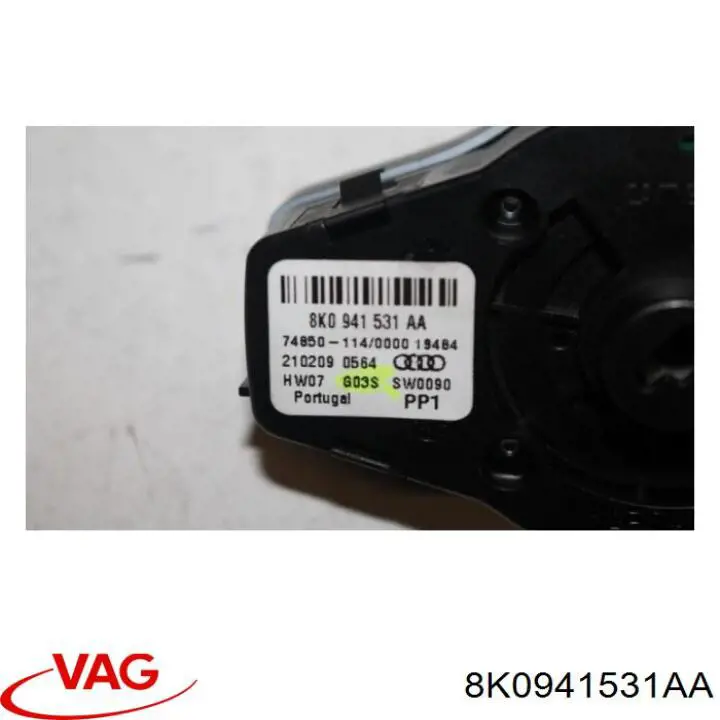 8K0941531AA VAG Comutador das luzes no "painel de instrumentos"