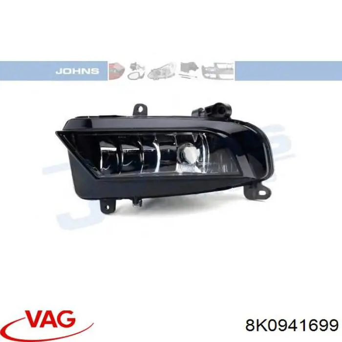 Luzes de nevoeiro esquerdas VAG 8K0941699 preço, a partir de 57,98 USD