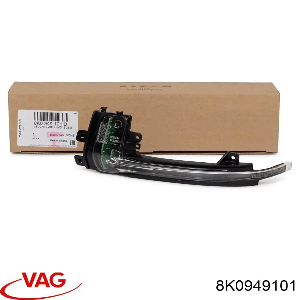 Pisca-pisca de espelho esquerdo VAG 8K0949101 preço, a partir de 34,36 USD