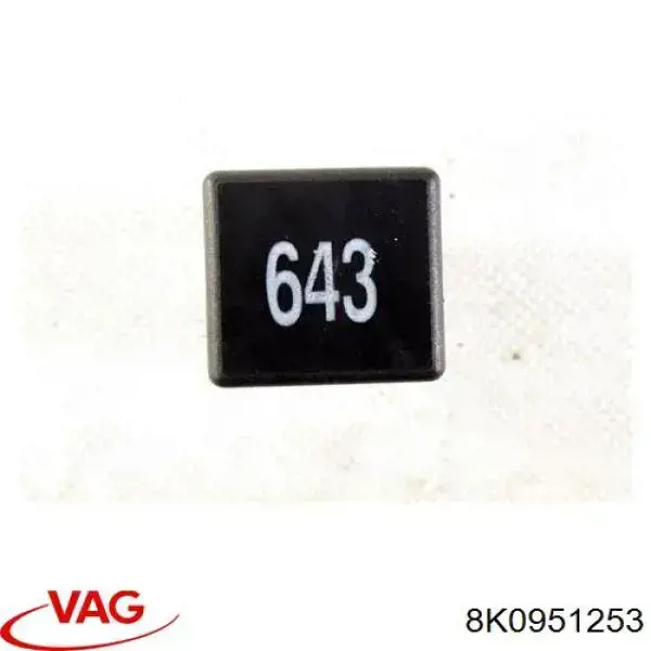 8K0951253 VAG Relê de ventilador