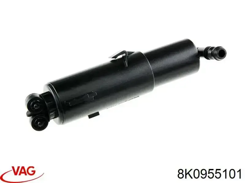 8K0955101 VAG Injetor de fluido para lavador da luz dianteira esquerda
