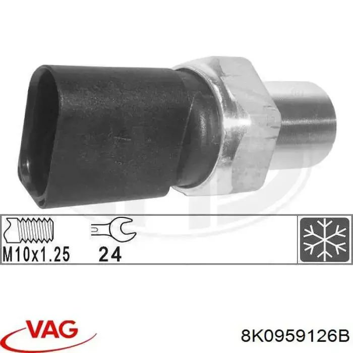 Sensor de pressão absoluta de aparelho de ar condicionado VAG 8K0959126B preço, a partir de 32,21 USD