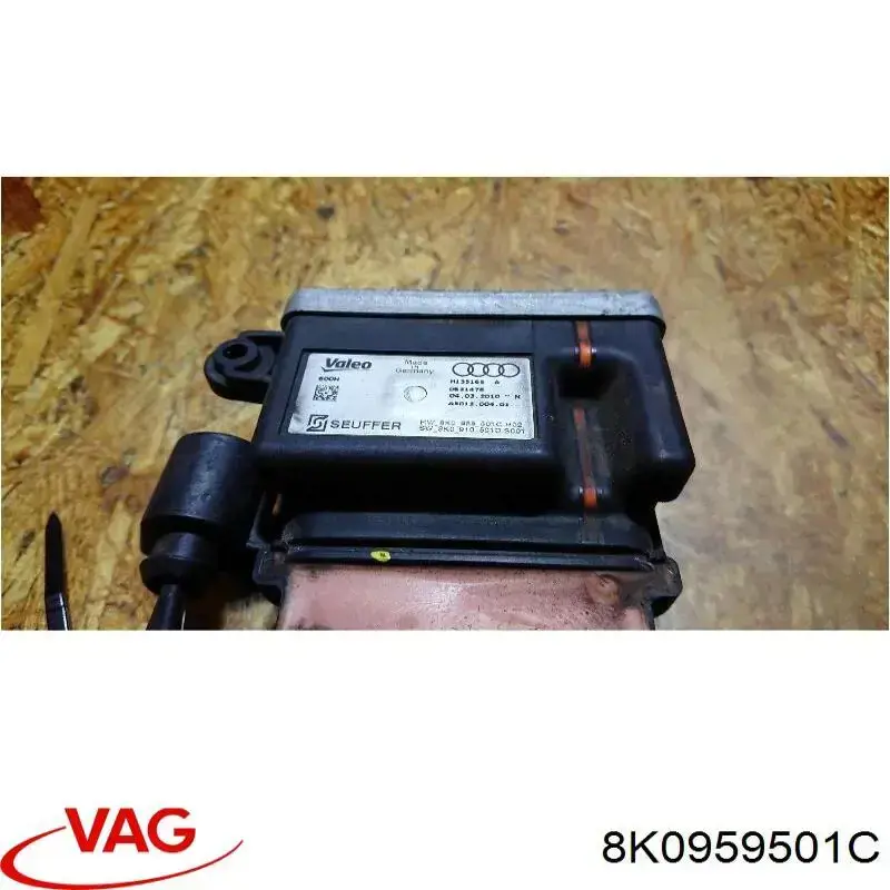 8K0959501C VAG Regulador de revoluções de ventilador de esfriamento (unidade de controlo)
