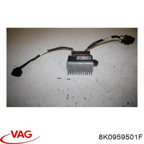 Regulador de revoluções de ventilador de esfriamento (unidade de controlo) VAG 8K0959501F preço, a partir de 154,22 USD