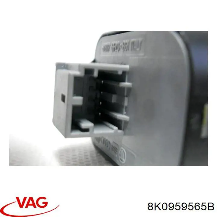 Unidade de controlo dos espelhos de retrovisão, na porta 8K0959565B VAG