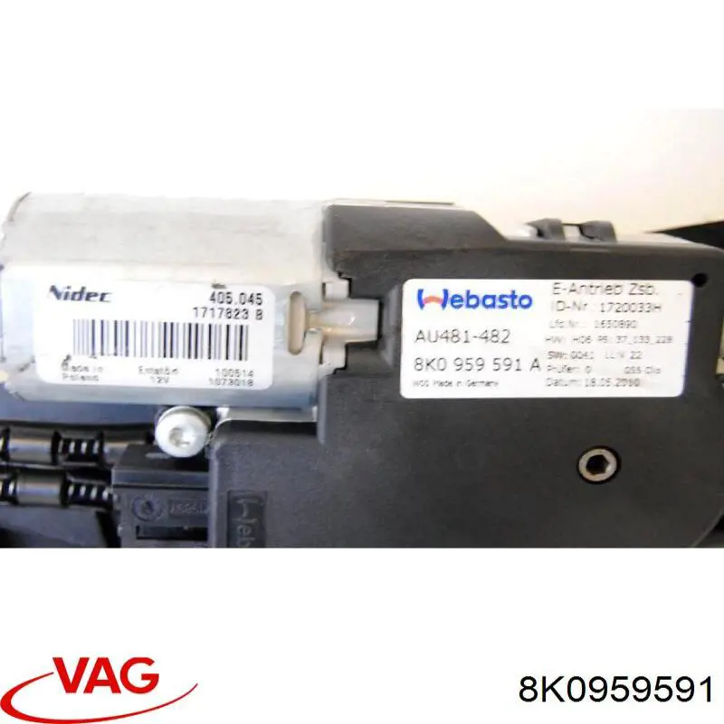 Motor de acionamento de alcapão VAG 8K0959591A preço, a partir de 356,92 USD