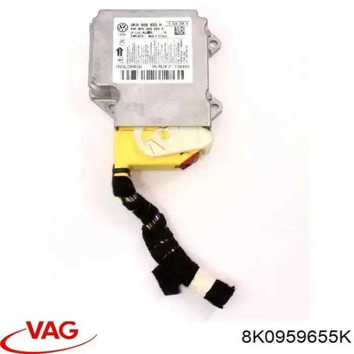 Módulo processador de controlo da bolsa de ar (Centralina eletrônica AIRBAG) VAG 8K0959655K preço, a partir de 284,16 USD
