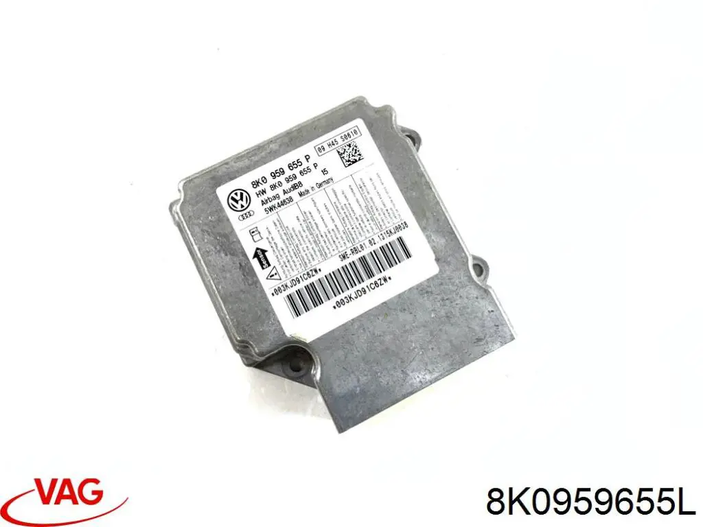 8K0959655L VAG Módulo processador de controlo da bolsa de ar (Centralina eletrônica AIRBAG)