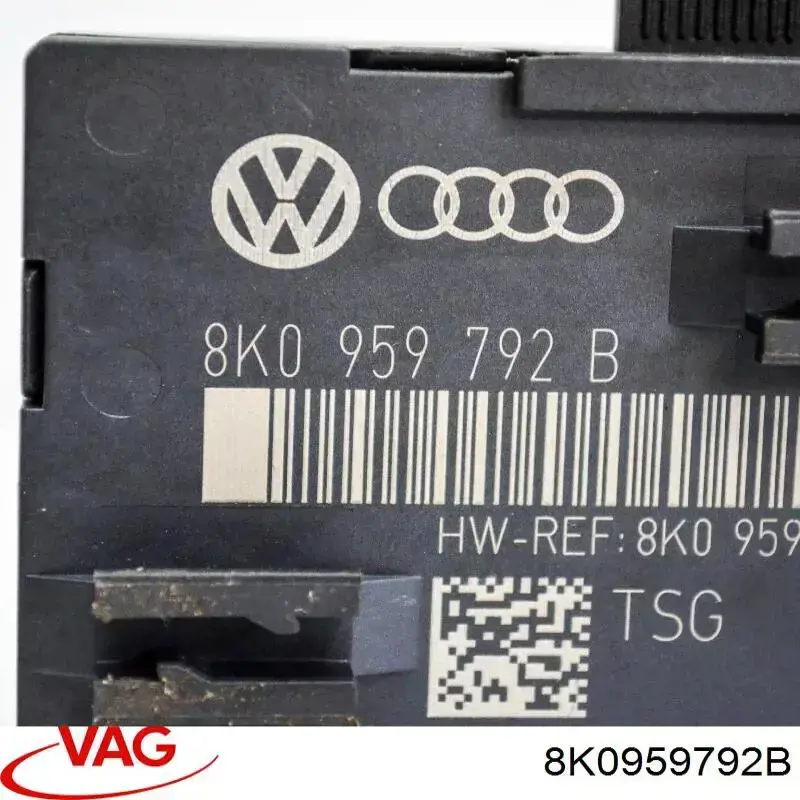 8K0959792B VAG Módulo de conforto da porta dianteira