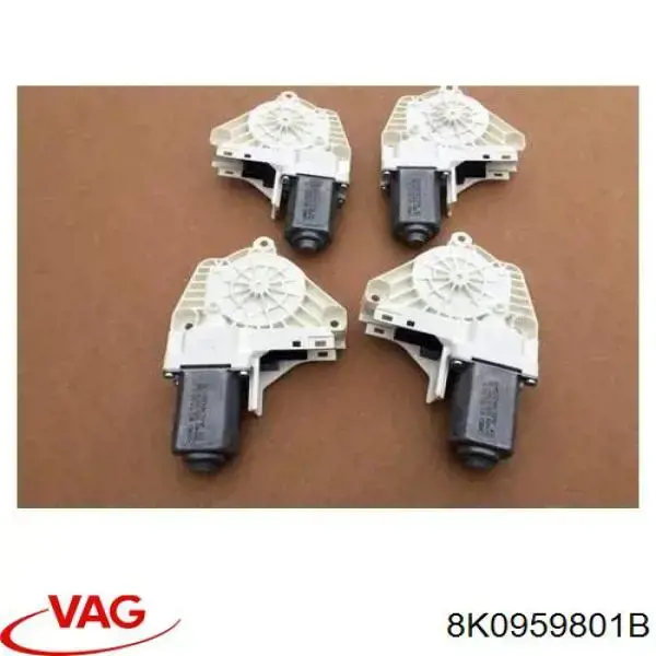 8K0959801B VAG Motor de acionamento de vidro da porta dianteira esquerda