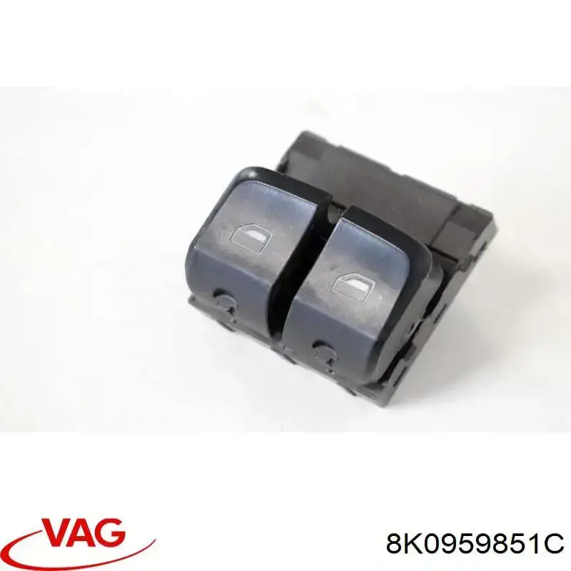 Compre 8K0959851C VAG Botão dianteiro esquerdo de ativação de motor de acionamento de vidro