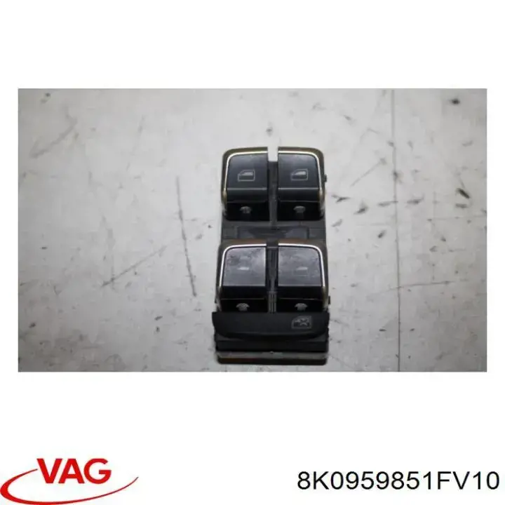 Compre 8K0959851FV10 VAG Unidade de botões dianteira esquerda de controlo de elevador de vidro