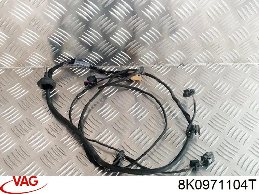 8K0971104T VAG Cabo (fio) de sensor de estacionamento do pára-choque traseiro