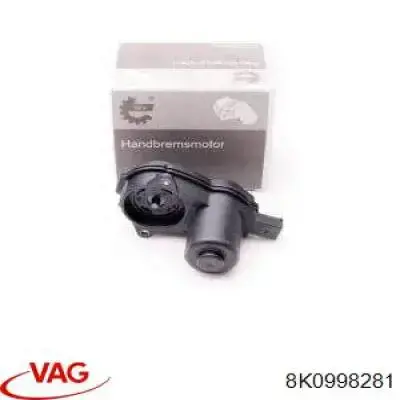 8K0998281 VAG Motor de acionamento do freio de suporte traseiro