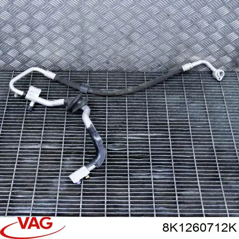 8K1260712K VAG Mangueira de aparelho de ar condicionado, desde o radiador até o vaporizador