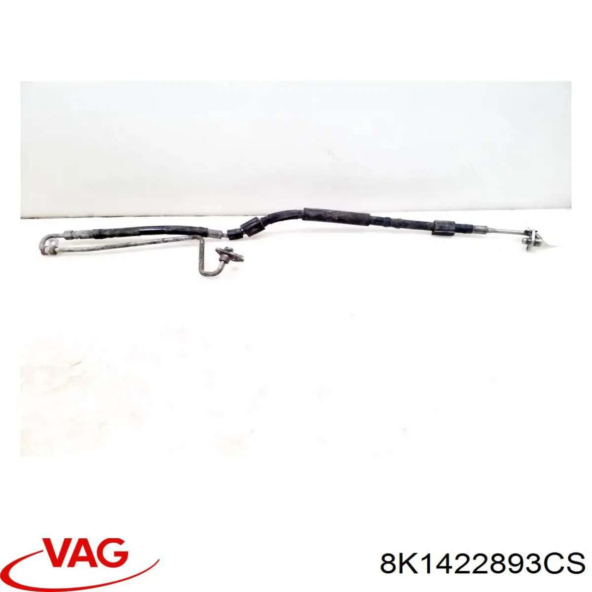 8K1422893CS VAG Mangueira da Direção hidrâulica assistida de pressão alta desde a bomba até a régua (do mecanismo)
