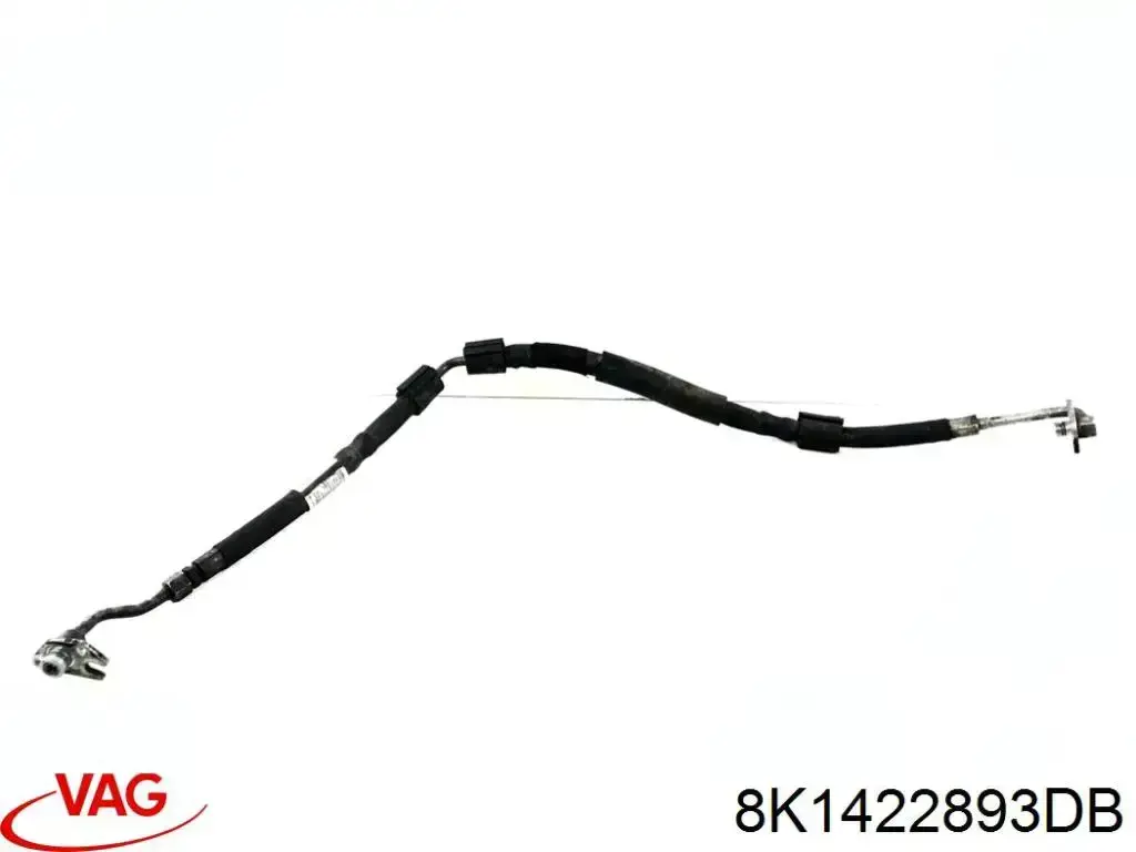 Compre 8K1422893DB VAG Mangueira da Direção hidrâulica assistida de pressão alta desde a bomba até a régua (do mecanismo)