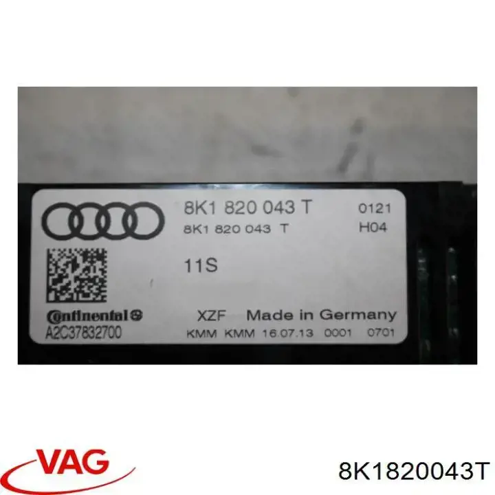 Unidade de controlo dos modos de aquecimento/condicionamento VAG 8K1820043T preço, a partir de 106,96 USD