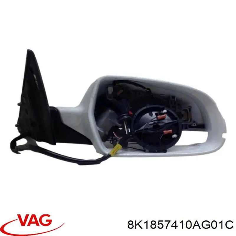 8K1857410AG01C VAG Espelho de retrovisão direito