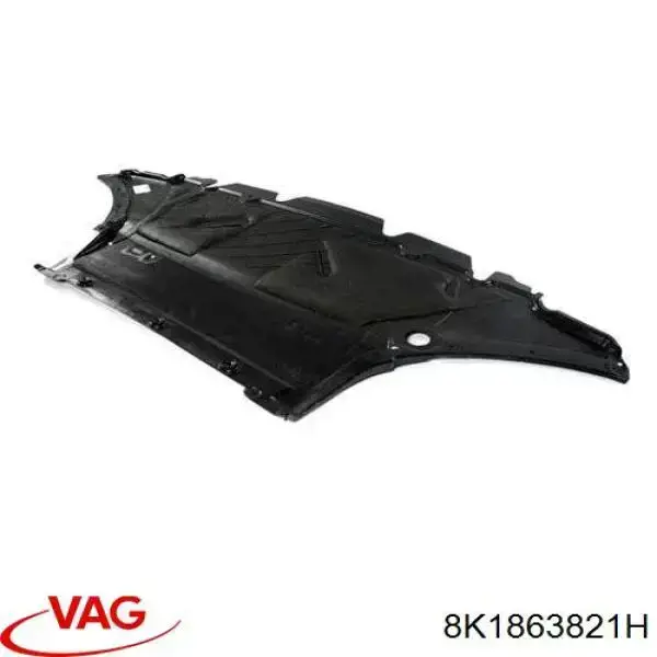 8K1863821H VAG Proteção de motor, de panela (da seção de motor)