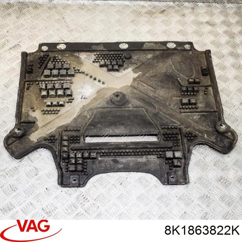 8K1863822K VAG Proteção de motor traseiro