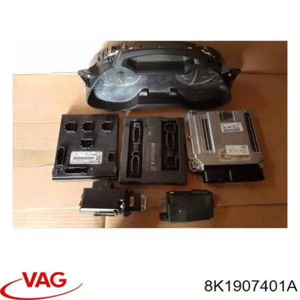 8K1907401A VAG Módulo de direção (Centralina eletrônica) de motor