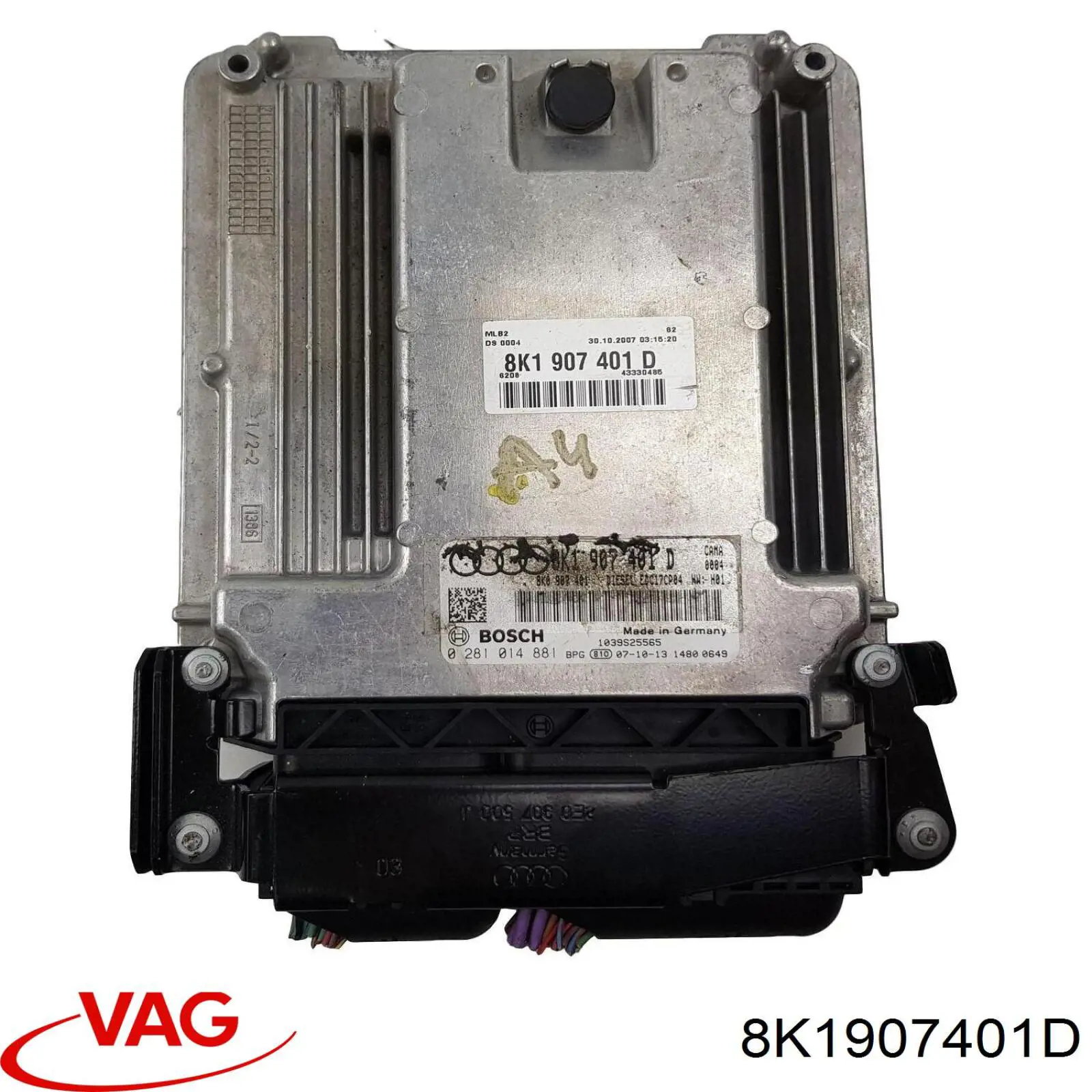 8K1907401D VAG Módulo de direção (Centralina eletrônica) de motor