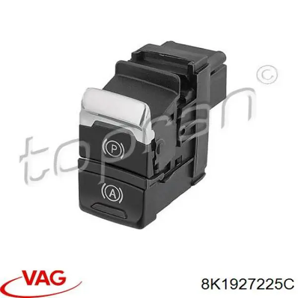 Tecla do freio de estacionamento eletromecânico VAG 8K1927225C preço, a partir de 54,48 USD