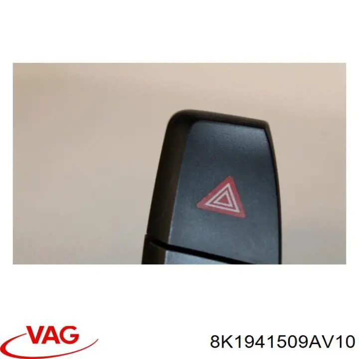 8K1941509AV10 VAG Botão de ativação do sinal de emergência