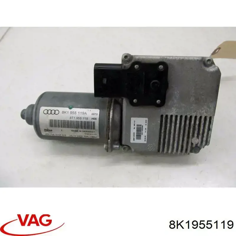 8K1955119 VAG Motor de limpador pára-brisas do pára-brisas